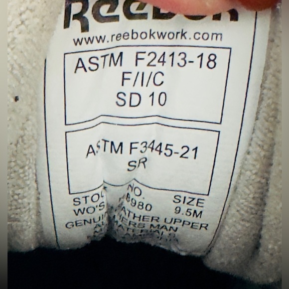 Reebok Work - Gray & Orange Retro Harman Work SD10 Comp Toe Shoe    Wome… - Picture 7 of 12